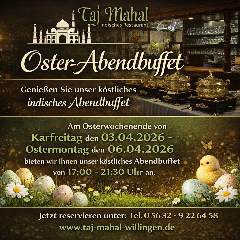 Abendbuffet Ostern 2026